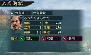 Nobunaga no Yabou (Japan) screen shot game playing